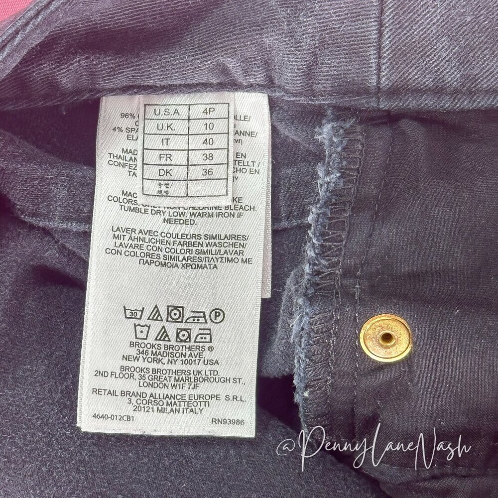 Brooks Brothers Natalie Fit  Straight Jeans Black - Picture 10 of 11